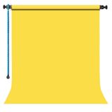 GDX Sabit Canary Kağıt Fon Seti 2.70x11m Makaralı Duvar Tavan Tipi Sonsuz Stüdyo Fonu