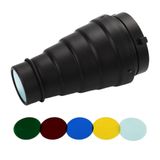 GDX SN-01 120mm Petekli Snoot Bowens Mount Uyumlu Metal Gövde Noktasal Işık Şekillendirici