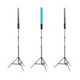 GDX TB-40 RGB 40 cm 3’lü LED Tüp Işık Seti 200 cm Işık Ayağı + BALL-03 Başlık (Full Set)