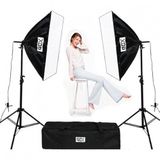GDX TLB-2 Twin Pro 50x70 cm 2'li Softbox E-Ticaret Ürün Fotoğraf ve Video Çekim Işık Seti (Lambasız)