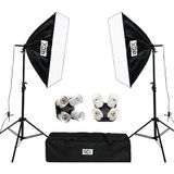 GDX TLB-4 Pro Light 50x70 cm 4 Duylu 2'li Softbox Fotoğraf ve Video Çekim Işık Seti (Lambasız)