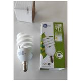 GE 12W Tasarruflu Spiral Ampul - E14 İnce Duy (Sarı Işık)