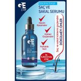 GE ENERJİ Saç Sakal Serumu Besleyici Dökülme Karşıtı Biotin Procapil Complex Hacim Dolgunlaşıtan Formül 50 Ml