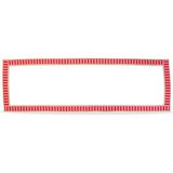 Ge Living Dekoratif Candy Serisi Özel Tasarım Keten Pembe Kırmızı Damalı Runner 40X120 cm - Standart