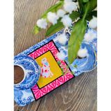 Ge Living Dekoratif Pembe Köpek Desenli Kokteyl Peçetesi (1 Adet) - Sarı - 15 x 15 cm