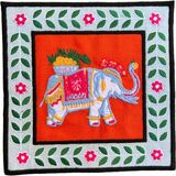 Ge Living Fil Desenli Dekoratif Kokteyl Peçete ( 1 Adet ) - 15 x 15 cm - Turuncu
