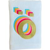 Ge Living Kişiye Özel Ö Harfi El Havlusu ( 1 Adet ) - 30 x 50 cm - Beyaz - Lila