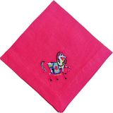 Ge Living Pembe At Desenli Dekoratif Servis Peçetesi - Standart