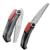 GEAR AID Skara çift konumlu katlanır kamp testeresi ve koruyucu kılıf, kamp, yürüyüş, patika bakımı, avcılık ve genel budama için 6,3 cm çapında ahşap kesmek için ideal