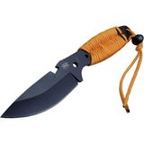 Gear Assault 0238Trn Kamp Bıçağı 22,5 Cm - Turuncu, Metal İpli Sap - Lisinya