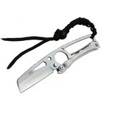Gear Hit Cutter Tx01 Outdoor Kamp Bıçağı Metal 19 Cm - İpli Sap, Kılıflı Mirtk0014k-Bcy-Tx01