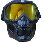 Gear5 Motosiklet Kask Maskesi Kuru Kafa Sarı - Renkli
