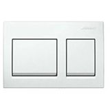 Geberit 115.045.21.5 Alpha 35 Çift Basmalı Beyaz Kumanda Kapağı