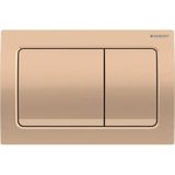 Geberit 115.055.QA.1 Alpha30 Çift Basmalı Bronz Kumanda Kapağı