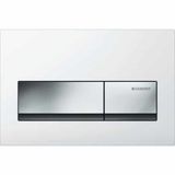 Geberit 115.060.11.1 Alpha50 Çift Basmalı Beyaz Kumanda Kapağı