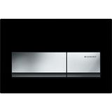 Geberit 115.060.DW.1 Alpha50 Çift Basmalı Siyah Kumanda Kapağı