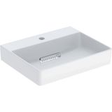 Geberit 505.024.00.1 One Yatay Çıkışlı 50x40 cm Batarya Delikli Keratech Çanak Lavabo