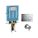 Geberit Alpha Kombifix Duvariçi Gömme Rezervuar Seti 8cm 110.174.00.1-mset