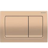 Geberit Alpha30 Çift Basmalı Bronz Kumanda Kapağı