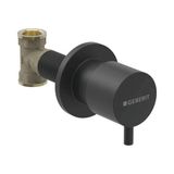 Geberit Ankastre Stop Valf Seti Siyah