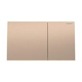 Geberit Kumanda Kapağı SIGMA70 Çift Basmalı Bronz 115.622.QB.1 - 10x10 - Krom