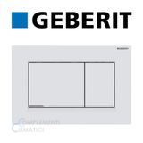 Geberit Sigma 30 cm Çift Basmalı Mat Beyaz Parlak Kumanda Kapağı