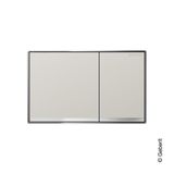 Geberit Sigma60 Kum Grisi Cam Çift Basmalı Kumanda Paneli