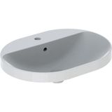 Geberit Variform Eliptik Çanak Lavabo, Batarya Banklı - 500.732.01.2 - Beyaz