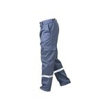 gebze iş güvenliği 16/12 Yazlık İş Pantolonu Reflektörlü %100 Pamuklu Gabardin İşçi Pantolonu Çok Cepli