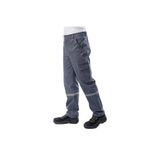 gebze iş güvenliği 7/7 KIŞLIK Gabardin GRİ Reflektörlü işçi Pantolonu İnşaat pantolonu