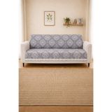 GECE HOME Yumuşak Tuşeli Dijital Baskılı Koltuk Örtüsü Çok Amaçlı Koltuk Şalı Çekyat örtüsü Kaymaz Süngerli 165 X 215
