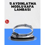 Gece Koşusu İçin Led Kafa Lambası El Sensörlü Mir05349944