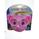 GECE LAMBASI FOTOSELLİ PEMBE