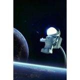 Gece Lambası LED USB Ile Çalışır Bilgisayar Destekli Astronot Şeklinde