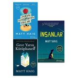 Gece Yarısı Kütüphanesi - Zamanı Durdurmanın Yolları - İnsanlar 3 Kitap Set - Matt Haig