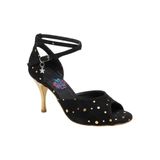 "GECE YILDIZI" TANGO, DANS VE SALON AYAKKABISI 8,5 CM 13 PONT KELEBEK MODEL