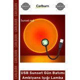 #Gecelambası Fotoğraf Video Çekim Esnek Gövde Taşınabilir Usb Sunset Gün Batımı Ambiyans Işığı Lamba