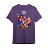 Geceler ve Sokaklar Erkek Tişört (Mor, XL)