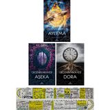 Gecenin Hikayesi 3 Kitap Set - Aşeka - Dora - Aylema N. G. Kabal + Mat. Öğreten Cetvel