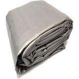 Geçirmez Pvc Branda Çadır Tente, Koruma ve Gölgelik Amaçlı (Gri, 3 mt x 4 Mt) - 3 x 4 m