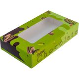 Geçmeli Hazır Baskılı Dubai Çikolatası Kutusu 14X8X2.8 cm - 400 Adet