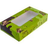 Geçmeli Hazır Baskılı Dubai Çikolatası Kutusu 14X8X2.8 cm - 800 Adet