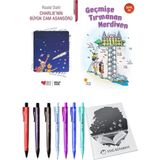Geçmişe Tırmanan Merdiven ve Charlie'nin Büyük Cam Asansörü 2'li Set - Kalem