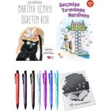 Geçmişe Tırmanan Merdiven ve Martıya Uçmayı Öğreten Kedi 2'li Set - Kalem