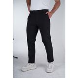 Geco Erkek Siyah Kaliteli Esnek Likralı Bilek Boy Rahat Kesim Slim Fit Kumaş Pantolon