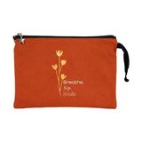 GEDENE Breathe, Sip, Smile - Kiremit Clutch Çanta