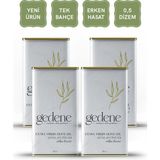 Gedene Erken Hasat Sızma Zeytinyağı Fırsat Paketi (5000ML x 4 Adet) Teneke - 5 lt