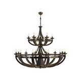 Gedik Modern Avize E14 108w 147cm Metal Eskitme Avonni-av-1644-12+6e Kaplama