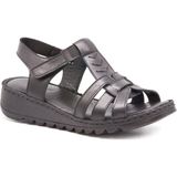 Gedikpaşalı Mrn 017 Siyah Kadın Comfort Sandalet Terlik Sandalet