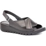 Gedikpaşalı Mrn 018 Siyah Bayan Comfort Sandalet Terlik Sandalet